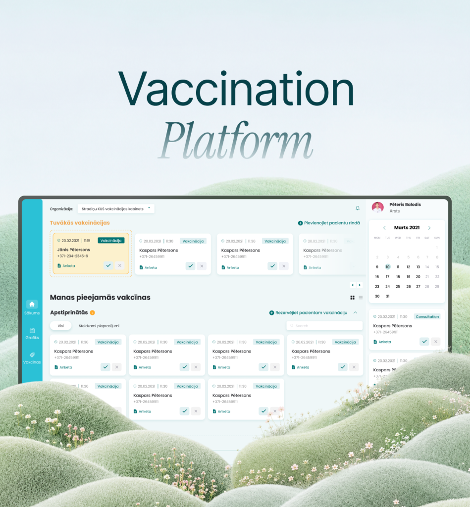 Vaccination Management Platform Development