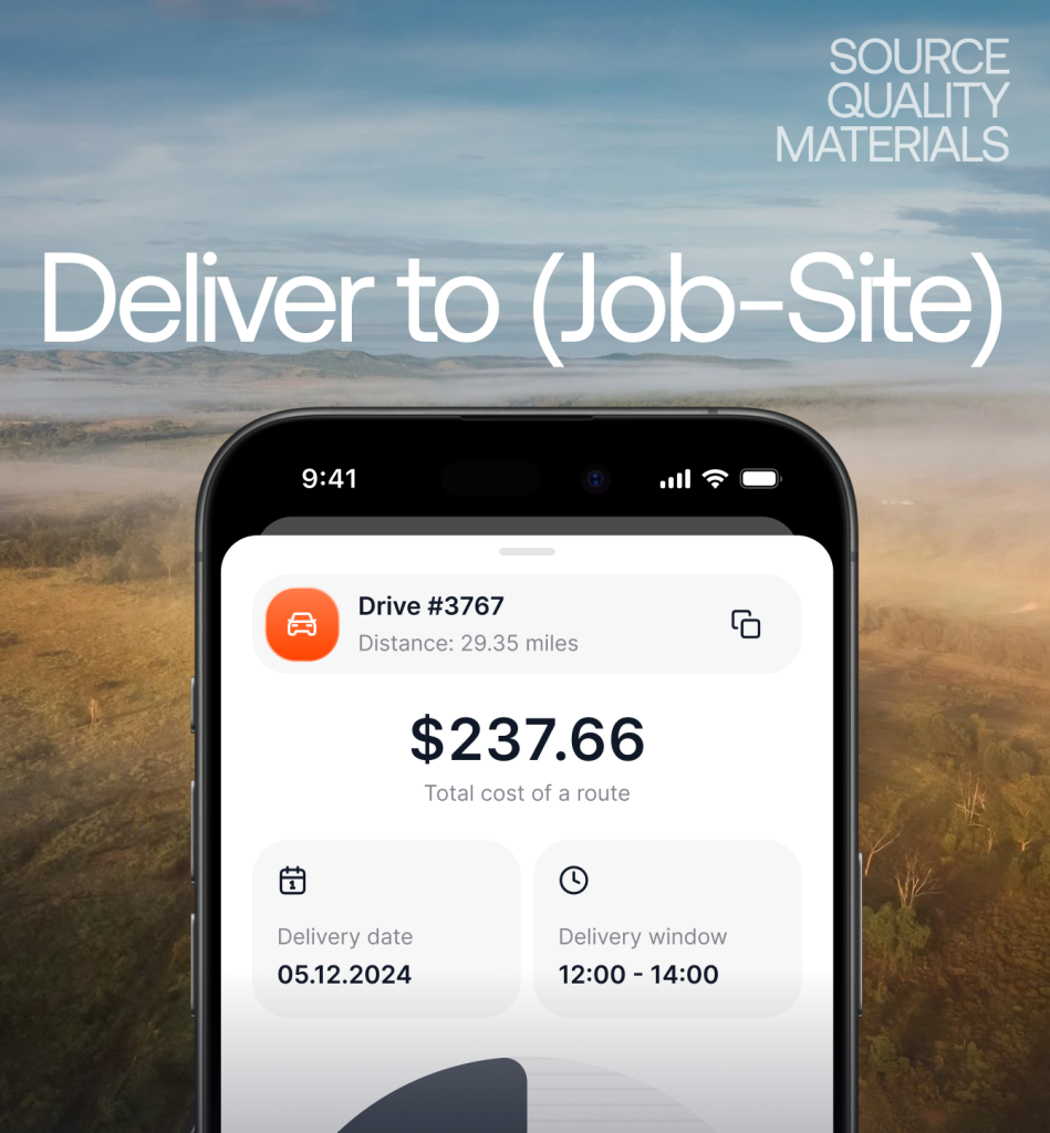 Construction Material Delivery Management Platform